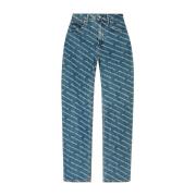 Alexander Wang Snygga Jeans Blue, Dam