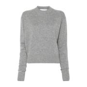 Sportmax Grått Ull-Kashmir Tröja Gray, Dam