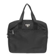 Prada Vintage Pre-owned Tyg prada-vskor Black, Dam