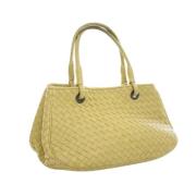 Bottega Veneta Vintage Pre-owned Laeder handvskor Green, Dam