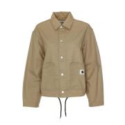 Carhartt Wip Enkel Skjorta Jacka Overshirt Beige, Dam