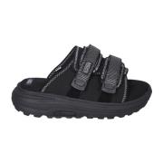 Suicoke Svarta Sandaler Stiliga Bekväma Herrskor Black, Herr