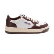 Autry Brun Läder Sneakers Panel Design Brown, Herr