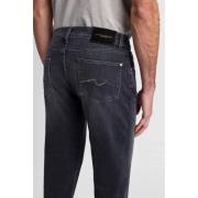 7 For All Mankind Slim Fit Jeans - Mörkblå Gray, Herr