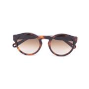 Chloé Xena Round-Frame Brun Solglasögon Brown, Dam