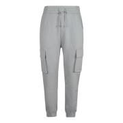 Balmain Grå Bomulls Cargobyxor Aw24 Gray, Herr