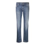 Dolce & Gabbana Blå Slim-Fit Jeans Blue, Herr