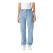 Carhartt Wip Klassisk arbetsbyxa boyfriend jeans Blue, Dam