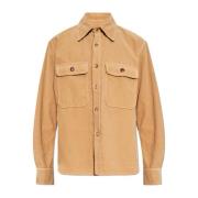 Saint Laurent Corduroy skjorta Beige, Herr