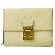 Louis Vuitton Vintage Pre-owned Laeder plnbcker Beige, Dam