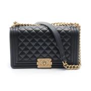 Chanel Vintage Pre-owned Laeder axelremsvskor Black, Dam