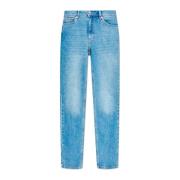 Munthe Jeans med logotyp Blue, Dam