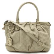 Gucci Vintage Pre-owned Laeder gucci-vskor Beige, Dam