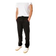 Deus Ex Machina Avslappnad Straight Fit Arbetsbyxor Black, Herr