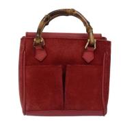 Gucci Vintage Pre-owned Mocka gucci-vskor Red, Dam