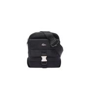 Lacoste Nylon Crossbodyväska Herr Svart Black, Herr