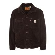 Levi's Vintage Workwear Denim Jacket Brown, Herr