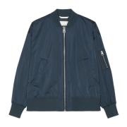 Marc O'Polo Aviator blouson A-form Blue, Dam