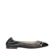 Tod's Svart Ballerina Platta Skor Black, Dam