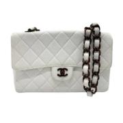 Chanel Vintage Pre-owned Laeder chanel-vskor White, Dam