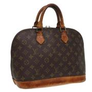 Louis Vuitton Vintage Pre-owned Canvas handvskor Brown, Dam