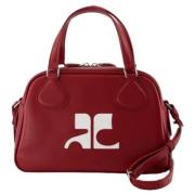 Courrèges Laeder handvskor Red, Dam