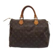 Louis Vuitton Vintage Pre-owned Canvas handvskor Brown, Dam