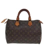 Louis Vuitton Vintage Pre-owned Canvas handvskor Brown, Dam