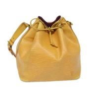 Louis Vuitton Vintage Pre-owned Laeder axelremsvskor Yellow, Dam