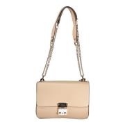 Guess Beige Eliette Kedja Axelväska Beige, Dam