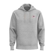 Levi's Essentiell Hoodie Original Housemark Gray, Herr