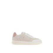 Pinko Stiliga Mandy Sneakers med Logodetalj Beige, Dam