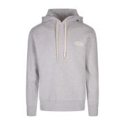 Autry Grå hoodie med diagonal textur Gray, Herr