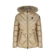 Blauer Stiliga Kappor Alicia Beige, Dam