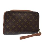 Louis Vuitton Vintage Pre-owned Canvas kuvertvskor Brown, Dam