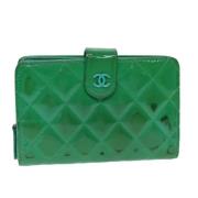 Chanel Vintage Pre-owned Belagd canvas plnbcker Green, Dam