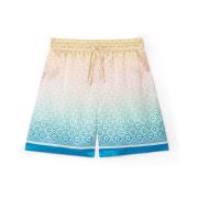 Casablanca Gradient Monogram Silkes Shorts Multicolor, Herr