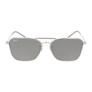 Ray-Ban Fyrkantig Metallram Solglasögon Gray, Unisex