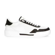 Dolce & Gabbana Blanca Coco Svart Sneaker White, Herr