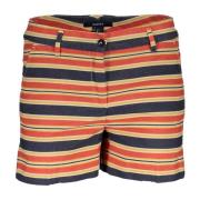 Gant Multifärgade Damshorts med 4 Fickor Multicolor, Dam