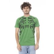 Cavalli Class Logo Print Kortärmad T-shirt Green, Herr