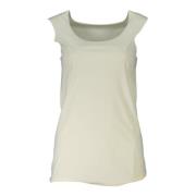 Patrizia Pepe Breddad axel tanktopp laser skuren White, Dam