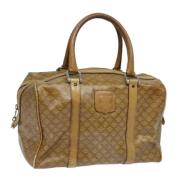 Celine Vintage Pre-owned Canvas handvskor Beige, Dam