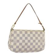 Louis Vuitton Vintage Pre-owned Canvas kuvertvskor White, Dam