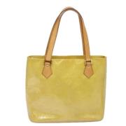 Louis Vuitton Vintage Pre-owned Laeder totevskor Beige, Dam