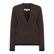 JW Anderson Stiliga Sweaters Kollektion Brown, Dam