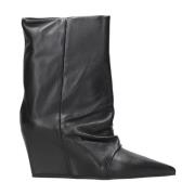 Vic Matié Svarta Ankelboots Cocoon Stil Black, Dam