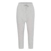 Cream Avslappnad Sweatpants Ljusgrå Melange Gray, Dam