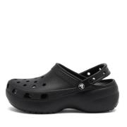 Crocs Svart Plattform Träsko Black, Dam