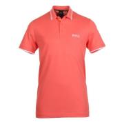 Hugo Boss Herr Polo Skjorta med 3D Ränder Red, Herr